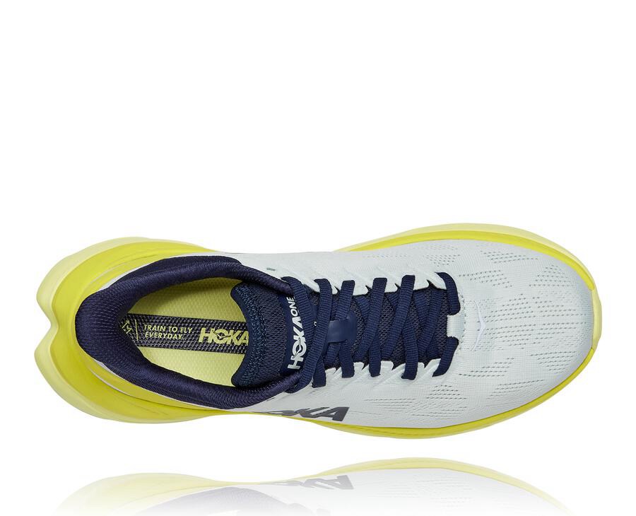 Hoka One One Running Shoes Womens White - Mach 4 - 15896KDFT